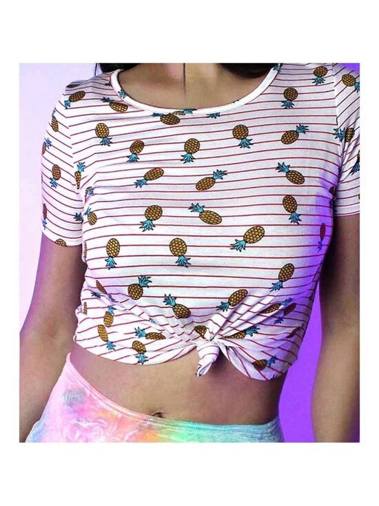G Mini Tops - Pineapple of My Eye Crop Top T-Shirt